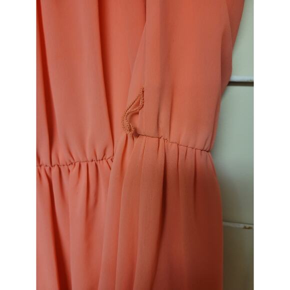IZ Byer Womens Coral Dress Sz Med - Picture 5 of 7
